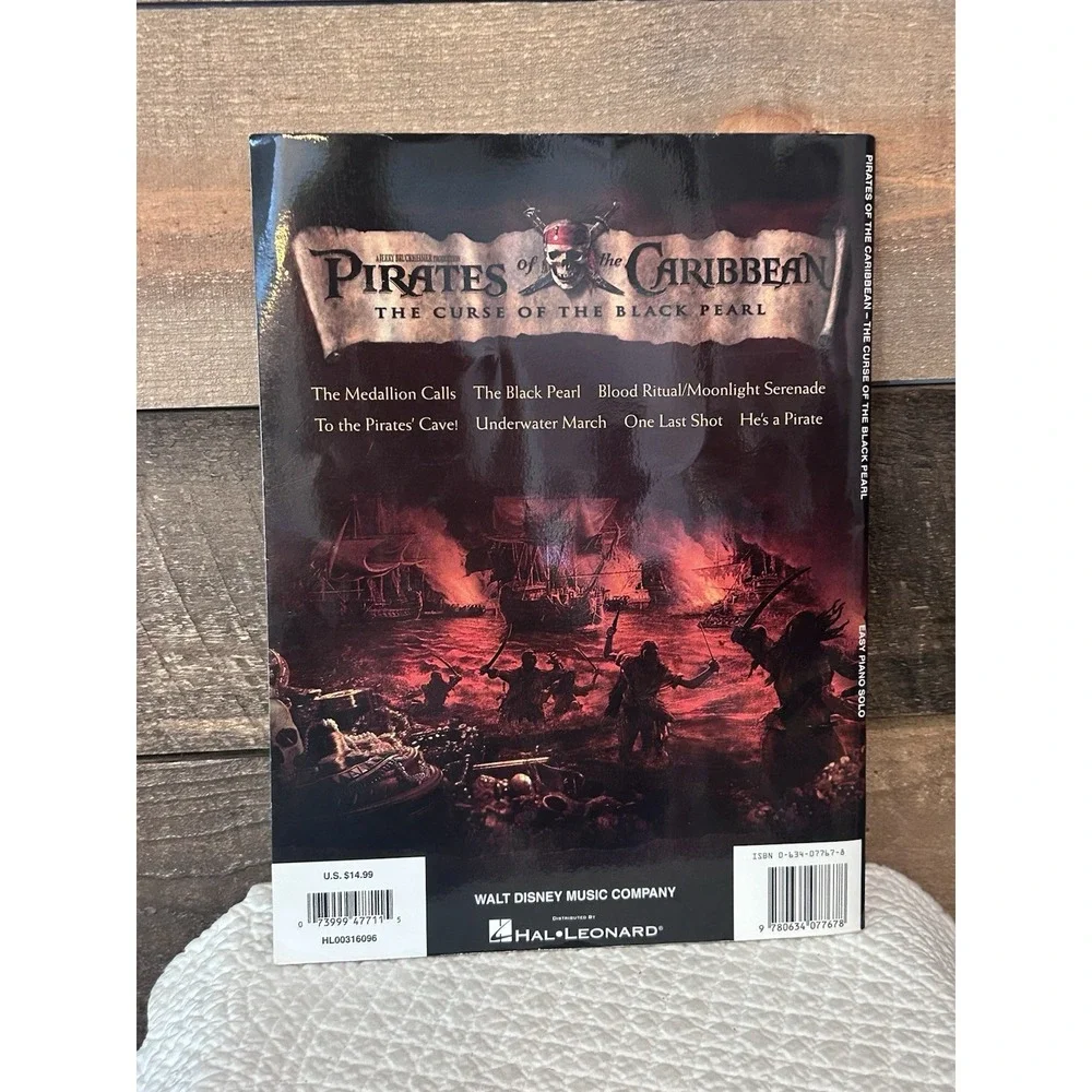 Pirates of the Caribbean:‎ Curse of the Black Pearl ~ Solo Piano Songbook